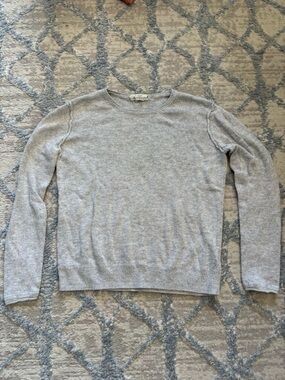 H&M grey knit sweater size medium